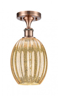 Preston Bulb - 1 Light - 6 inch - Antique Copper - Semi-Flush Mount (3442|516-1C-AC-G459-6ME)