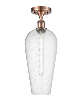 Chelsea - 1 Light - 8 inch - Antique Copper - Semi-Flush Mount (3442|516-1C-AC-G456-8SDY)
