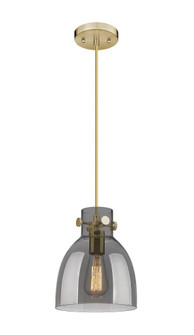 Newton Bell - 1 Light - 8 inch - Champagne Bronze - Cord hung - Pendant (3442|410-1PS-CB-G412-8SM)