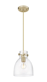 Newton Bell - 1 Light - 8 inch - Champagne Bronze - Cord hung - Pendant (3442|410-1PS-CB-G412-8CL)