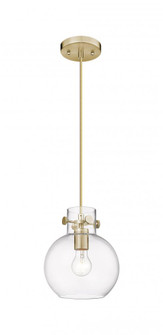 Newton Sphere - 1 Light - 8 inch - Champagne Bronze - Cord hung - Pendant (3442|410-1PS-CB-G410-8CL)