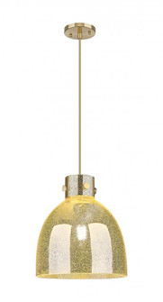 Newton Bell - 1 Light - 12 inch - Champagne Bronze - Cord hung - Pendant (3442|410-1PM-CB-G412-12ME)