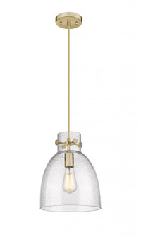 Newton Bell - 1 Light - 10 inch - Champagne Bronze - Cord hung - Pendant (3442|410-1PM-CB-G412-10SDY)
