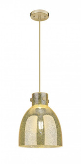 Newton Bell - 1 Light - 10 inch - Champagne Bronze - Cord hung - Pendant (3442|410-1PM-CB-G412-10ME)