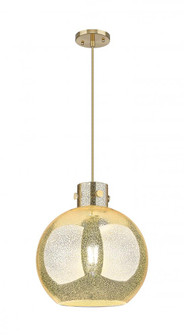 Newton Sphere - 1 Light - 14 inch - Champagne Bronze - Cord hung - Pendant (3442|410-1PM-CB-G410-14ME)
