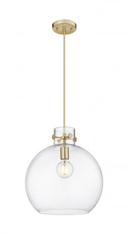 Newton Sphere - 1 Light - 14 inch - Champagne Bronze - Cord hung - Pendant (3442|410-1PM-CB-G410-14CL)