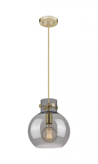 Newton Sphere - 1 Light - 10 inch - Champagne Bronze - Cord hung - Mini Pendant (3442|410-1PM-CB-G410-10SM)