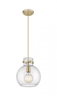 Newton Sphere - 1 Light - 10 inch - Champagne Bronze - Cord hung - Mini Pendant (3442|410-1PM-CB-G410-10SDY)
