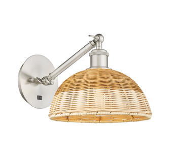 Bristol Natural II - 1 Light - 9 inch - Brushed Satin Nickel - Sconce (3442|317-1W-SN-NBD2-9-NAT)