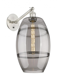 Vaz - 1 Light - 10 inch - Brushed Satin Nickel - Adjustable - Sconce (3442|317-1W-SN-G557-10SM)