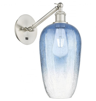 Brookhaven Flute - 1 Light - 7 inch - Brushed Satin Nickel - Sconce (3442|317-1W-SN-G484-7SB)