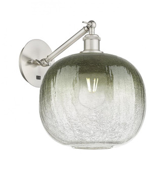 Brookhaven Sphere - 1 Light - 11 inch - Brushed Satin Nickel - Sconce (3442|317-1W-SN-G481-10SL)