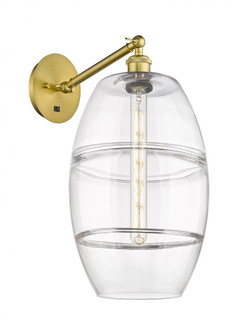 Vaz - 1 Light - 10 inch - Satin Gold - Adjustable - Sconce (3442|317-1W-SG-G557-10CL)