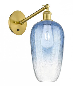 Brookhaven Flute - 1 Light - 7 inch - Satin Gold - Sconce (3442|317-1W-SG-G484-7SB)