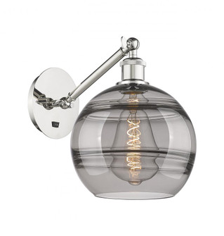 Rochester - 1 Light - 10 inch - Polished Nickel - Adjustable - Sconce (3442|317-1W-PN-G556-10SM)