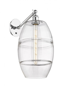 Vaz - 1 Light - 10 inch - Polished Chrome - Adjustable - Sconce (3442|317-1W-PC-G557-10CL)
