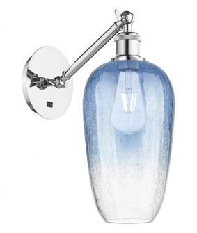 Brookhaven Flute - 1 Light - 7 inch - Polished Chrome - Sconce (3442|317-1W-PC-G484-7SB)