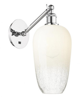 Brookhaven Flute - 1 Light - 7 inch - Polished Chrome - Sconce (3442|317-1W-PC-G484-7OP)