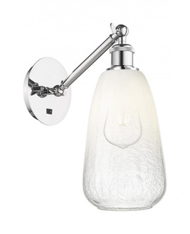 Brookhaven Almond - 1 Light - 6 inch - Polished Chrome - Sconce (3442|317-1W-PC-G480-6OP)