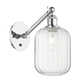 Preston Cylinder - 1 Light - 7 inch - Polished Chrome - Sconce (3442|317-1W-PC-G460-7CL)