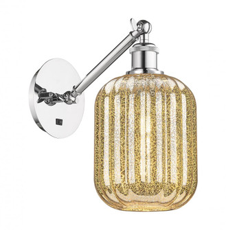 Preston Cylinder - 1 Light - 7 inch - Polished Chrome - Sconce (3442|317-1W-PC-G460-7ME)