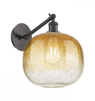 Brookhaven Sphere - 1 Light - 11 inch - Oil Rubbed Bronze - Sconce (3442|317-1W-OB-G481-10AM)