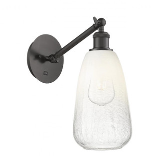 Brookhaven Almond - 1 Light - 6 inch - Oil Rubbed Bronze - Sconce (3442|317-1W-OB-G480-6OP)