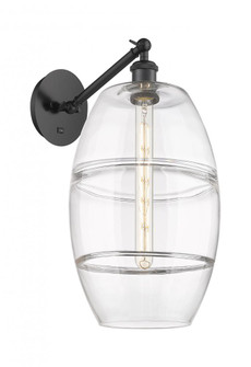 Vaz - 1 Light - 10 inch - Matte Black - Adjustable - Sconce (3442|317-1W-BK-G557-10CL)