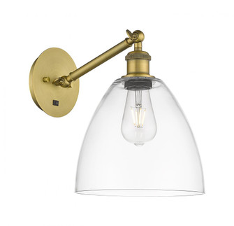 Bristol - 1 Light - 9 inch - Brushed Brass - Sconce (3442|317-1W-BB-GBD-92)