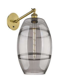 Vaz - 1 Light - 10 inch - Brushed Brass - Adjustable - Sconce (3442|317-1W-BB-G557-10SM)