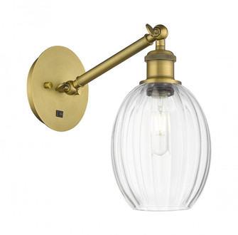 Preston Bulb - 1 Light - 6 inch - Brushed Brass - Sconce (3442|317-1W-BB-G459-6CL)