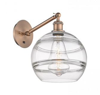 Rochester - 1 Light - 10 inch - Antique Copper - Adjustable - Sconce (3442|317-1W-AC-G556-10CL)