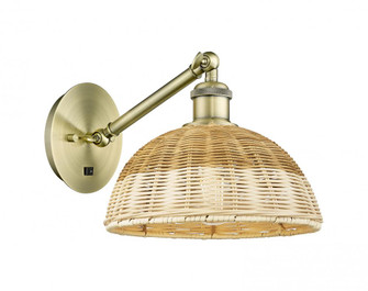 Bristol Natural II - 1 Light - 9 inch - Antique Brass - Sconce (3442|317-1W-AB-NBD2-9-NAT)