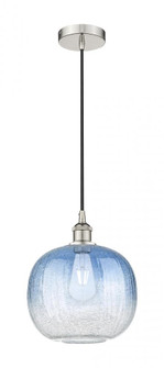 Brookhaven Sphere - 1 Light - 11 inch - Polished Nickel - Cord hung - Mini Pendant (3442|616-1P-PN-G481-10SB)