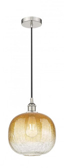 Brookhaven Sphere - 1 Light - 11 inch - Polished Nickel - Cord hung - Mini Pendant (3442|616-1P-PN-G481-10AM)