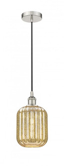Preston Cylinder - 1 Light - 7 inch - Polished Nickel - Cord hung - Mini Pendant (3442|616-1P-PN-G460-7ME)