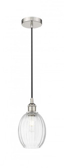 Preston Bulb - 1 Light - 6 inch - Polished Nickel - Cord hung - Mini Pendant (3442|616-1P-PN-G459-6CL)