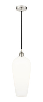 Chelsea - 1 Light - 8 inch - Polished Nickel - Cord hung - Mini Pendant (3442|616-1P-PN-G456-8WH)