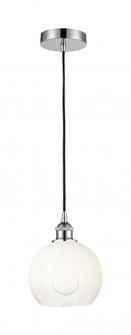 Brookhaven Globe - 1 Light - 8 inch - Polished Chrome - Cord hung - Mini Pendant (3442|616-1P-PC-G483-8OP)