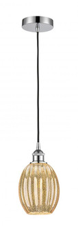 Preston Bulb - 1 Light - 6 inch - Polished Chrome - Cord hung - Mini Pendant (3442|616-1P-PC-G459-6ME)