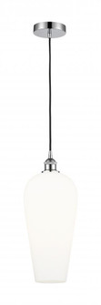 Chelsea - 1 Light - 8 inch - Polished Chrome - Cord hung - Mini Pendant (3442|616-1P-PC-G456-8WH)