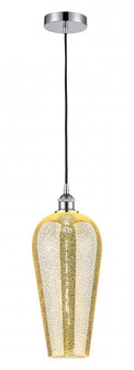 Chelsea - 1 Light - 8 inch - Polished Chrome - Cord hung - Mini Pendant (3442|616-1P-PC-G456-8ME)