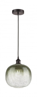 Brookhaven Sphere - 1 Light - 11 inch - Oil Rubbed Bronze - Cord hung - Mini Pendant (3442|616-1P-OB-G481-10SL)