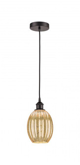 Preston Bulb - 1 Light - 6 inch - Oil Rubbed Bronze - Cord hung - Mini Pendant (3442|616-1P-OB-G459-6ME)