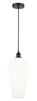 Chelsea - 1 Light - 8 inch - Matte Black - Cord hung - Mini Pendant (3442|616-1P-BK-G456-8WH)