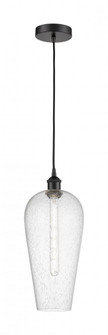Chelsea - 1 Light - 8 inch - Matte Black - Cord hung - Mini Pendant (3442|616-1P-BK-G456-8SDY)