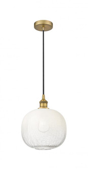 Brookhaven Sphere - 1 Light - 11 inch - Brushed Brass - Cord hung - Mini Pendant (3442|616-1P-BB-G481-10OP)