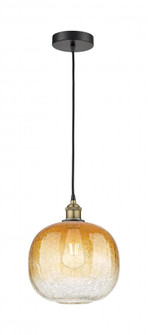 Brookhaven Sphere - 1 Light - 11 inch - Black Antique Brass - Cord hung - Mini Pendant (3442|616-1P-BAB-G481-10AM)