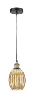Preston Bulb - 1 Light - 6 inch - Black Antique Brass - Cord hung - Mini Pendant (3442|616-1P-BAB-G459-6ME)