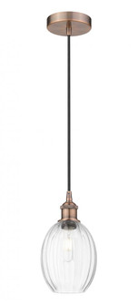 Preston Bulb - 1 Light - 6 inch - Antique Copper - Cord hung - Mini Pendant (3442|616-1P-AC-G459-6CL)